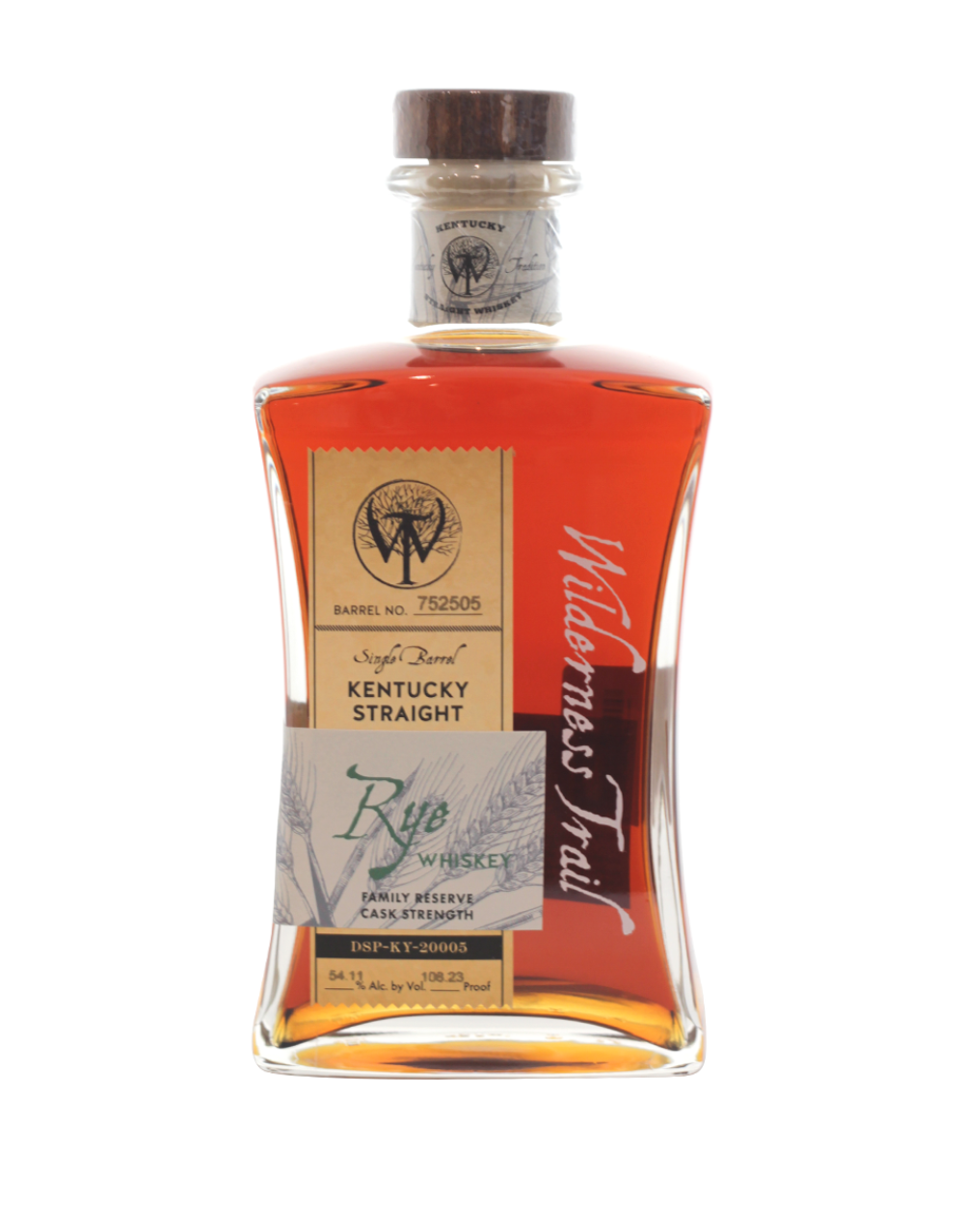 wilderness trail cask strength rye whiskey s1b32