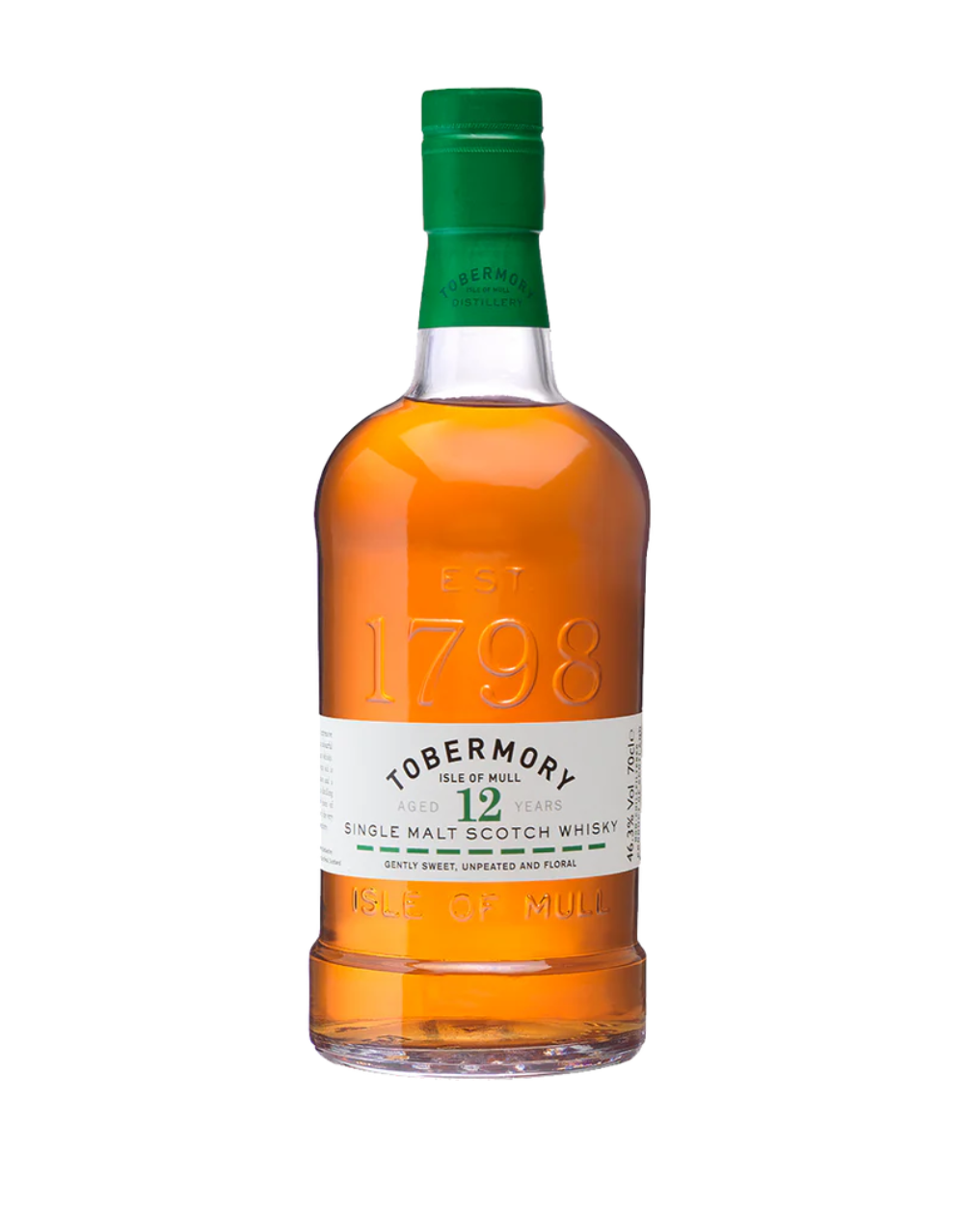 Tobermory 12 year old single malt scotch whisky