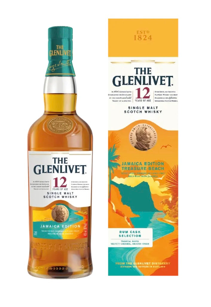 The Glenlivet 12 years Old Jamaica Rum Cask Selection Single Malt Scotch Whisky