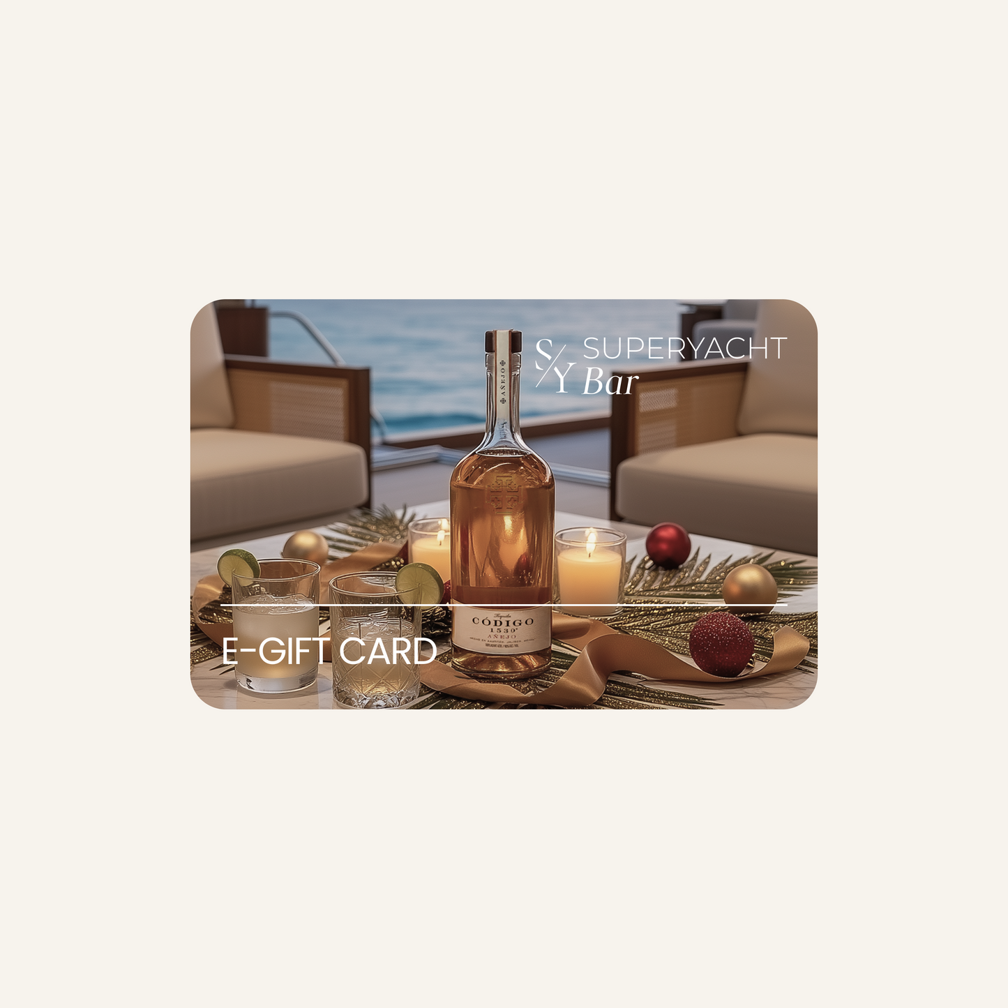Superyacht Bar Holiday Gift Card 2