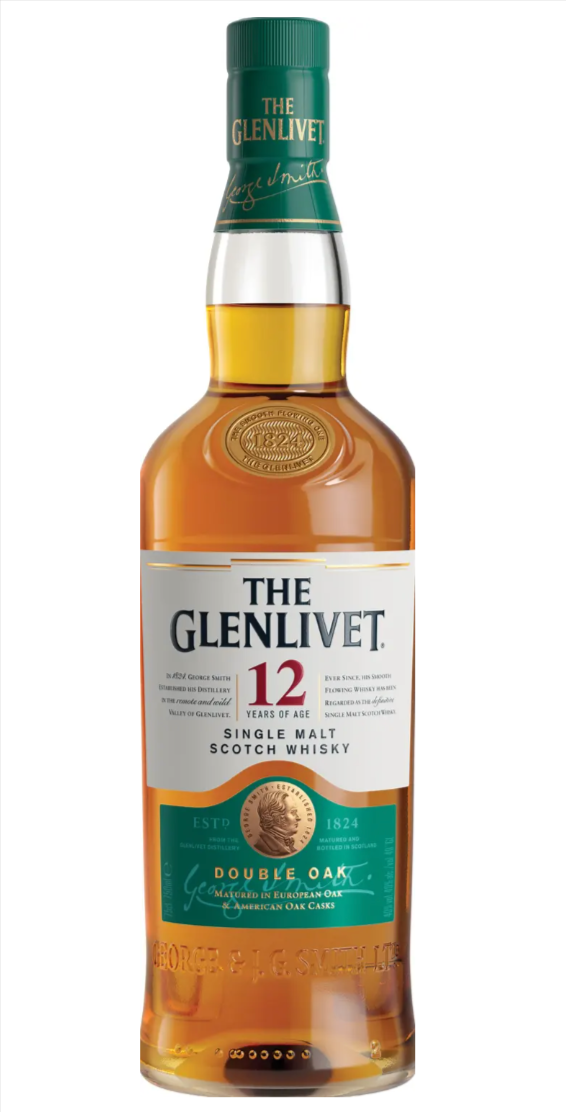 The Glenlivet 12 year old single malt scotch whisky