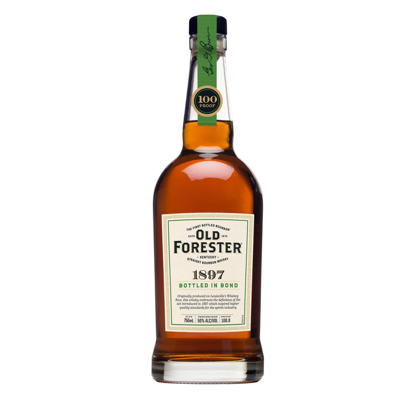 old forester 1897 bottled in bond bourbon whiskey