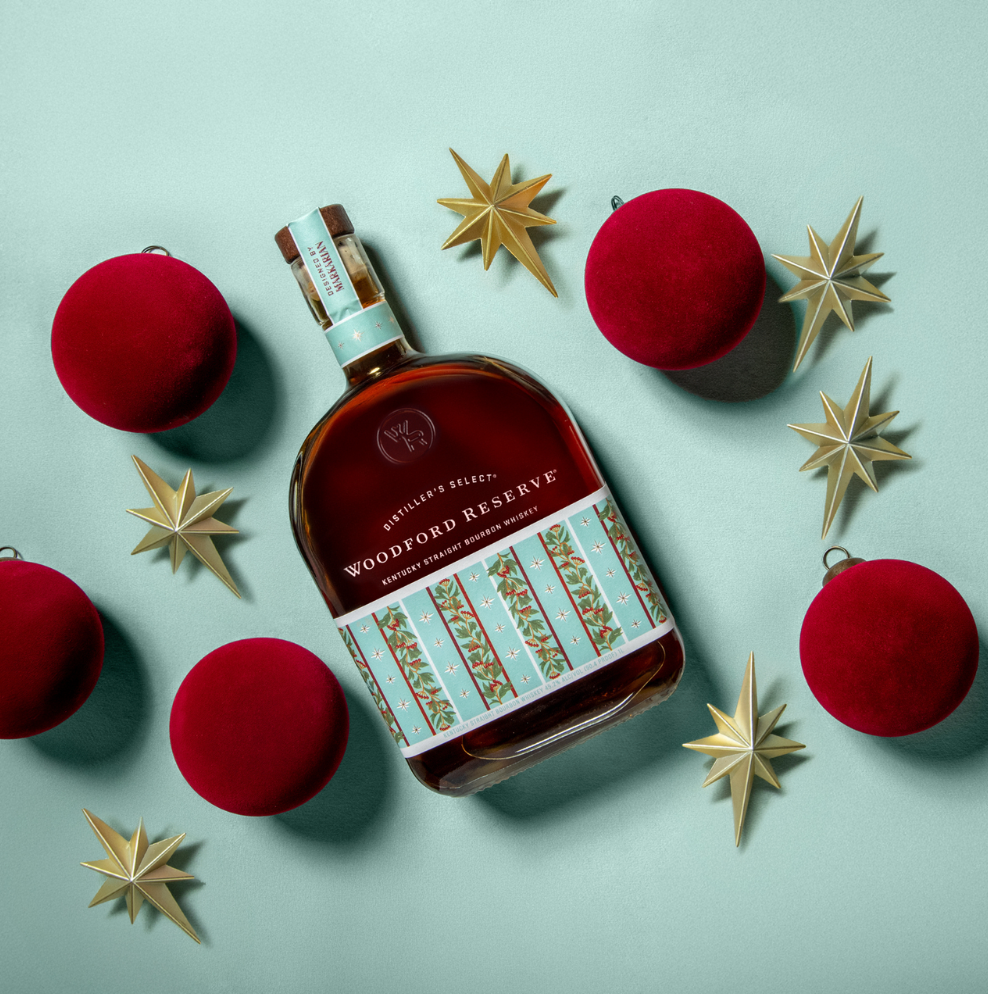 Woodford Reserve 2025 Holiday Bottle Kentucky Straight Bourbon Whiskey