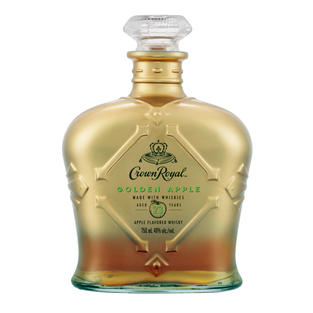 crown royal golden apple flavored whisky limited edition aged 23 years