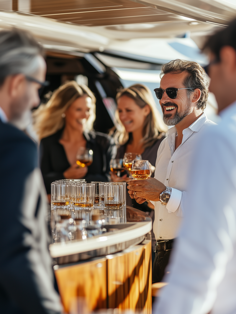 Superyacht Branded Bottles